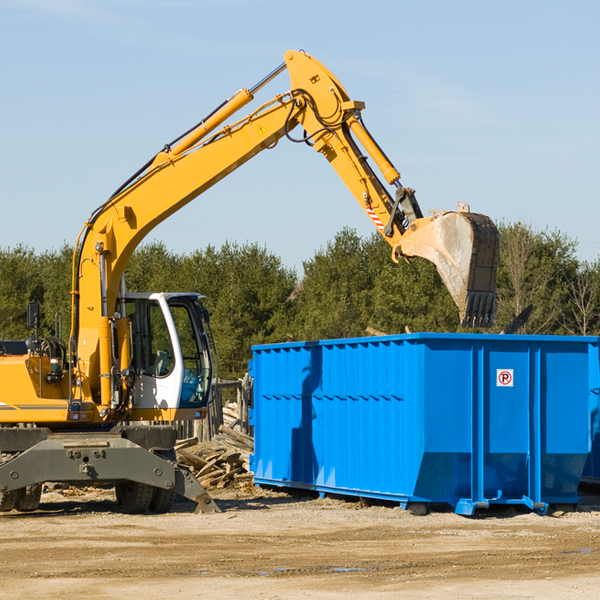 are there any restrictions on where a residential dumpster can be placed in Sherwood Maryland